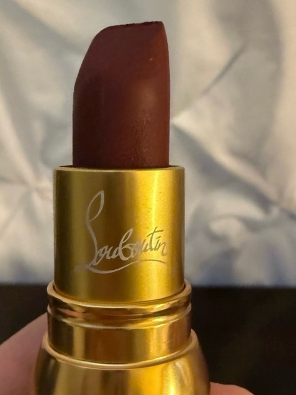 Christian Louboutin Matte Lipstick in Deep Brick Red - Picture 2 of 4